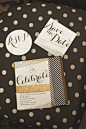 polka dot and stripe modern wedding invitations // photo by RebeccaAmberPhotography.com // stationery by SpreadLoveEvents.com