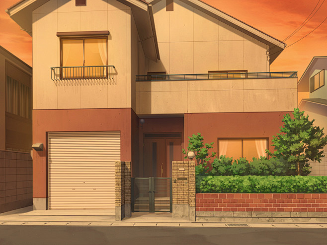 「フリー素材 背景 自宅外観」/「彩 雅...