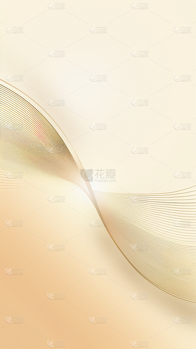 背景通用金色曲线光效背景图片素材