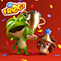 Hi Frog! : Tamagotchi game for iOS and Android devices.