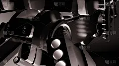 一个抽象的科幻背景的3d渲染插图。用于名片模板、名片、邀请函、广告、横幅、商业用途