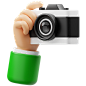 Hand Holding Camera