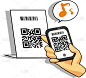 Smartphone payment by reading the code
