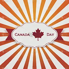 加拿大日签署现实的徽章