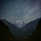 从尼泊尔境内看喜马拉雅山星空 (870×870)