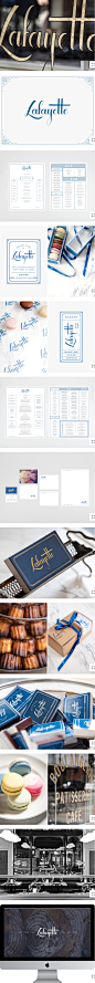法国LAFAYETTE 咖啡馆视觉形象设计 | 视觉中国