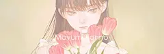 日本插画师Mayumi Konno（紺野真弓）
www.mayumikonno.com-淡雅 高级灰 花 粉红色 女生 正面  灰色背景 女头像 唯美 