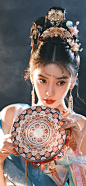 Angelababy｜敦煌飞天_一米壁纸_2023年09月21日_微头条-今日头条