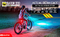 bike lights for night riding cycling bike headlight bike tail light combo set front and rear