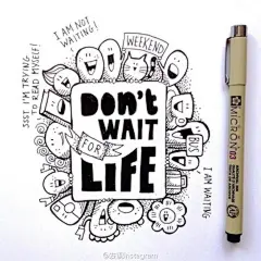 手账素材 手账入门 。简单手绘