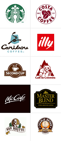 泡沫小丑鱼采集到咖啡logo 