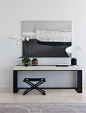 Harbour House by uber-talented ArentPyke. How yum is that Christian Liaigre console table?!: 