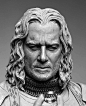 Isildur - Lord of The Rings , Daniel Cockersell : This 1:6 scale collectible I made a while ago at Weta Workshop. It depicts the moment when Isildur has destroyed Sauron and stands gazing at his prize, the One Ring. 
Hand sculpted in an oil based clay. Yo