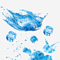 蓝色冰块高清素材 冰 冰块 冰爽 蓝色 元素 免抠png 设计图片 免费下载 页面网页 平面电商 创意素材