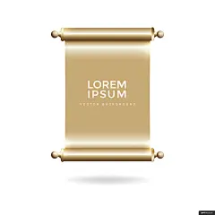 标签 金色 卷纸 装饰 样式 黄金 标签/吊牌卡片名片平面设计