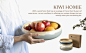 bamboo; salad; fruit; bowl; wood; wooden; serving; basket; mixing; display; decor; decorative tray