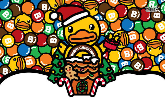 大黄鸭bduck可爱卡通高清桌面壁纸