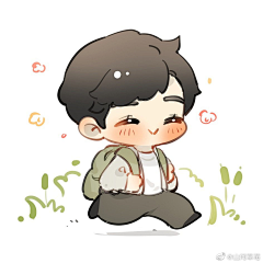 ~y唯心采集到手绘-Q版