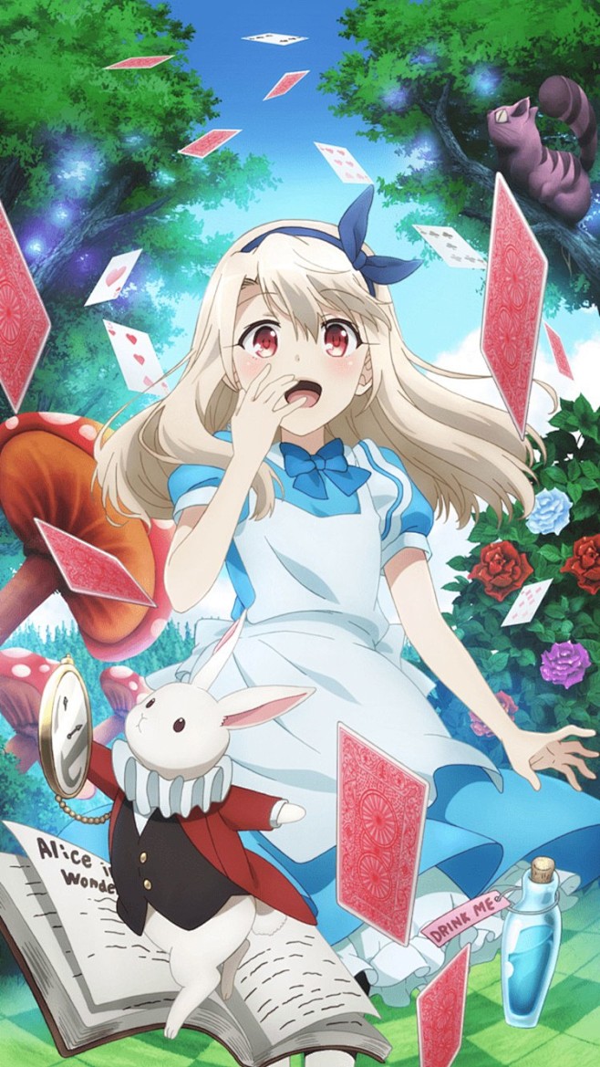 手机壁纸，萌少女伊莉雅