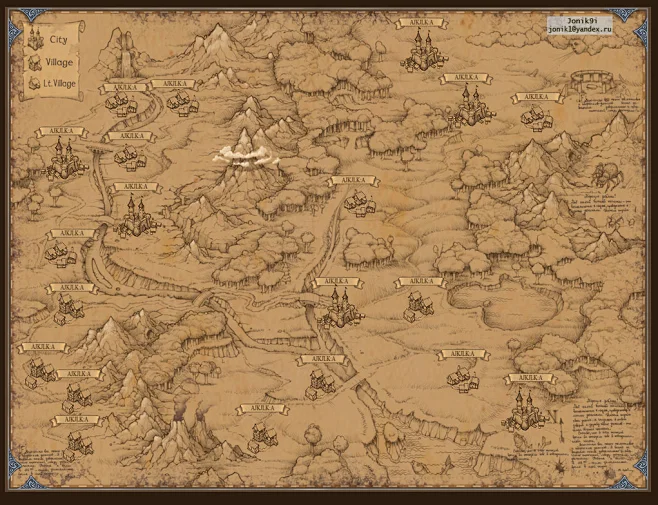 Map for game. by Jonik9i on deviantART-花瓣网