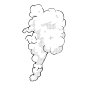 日式漫画绘画爆炸烟雾效果元素 AI矢量图案PNG免抠图案设计PS素材 (80)