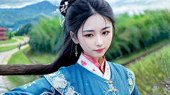 不止岁月催人老采集到AI生成,国风3.3+自训练古风Lora
