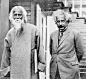 Rabindranath Tagore & Albert Einstein: 