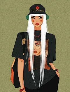 时装画风格探索|有态度有个性的女孩,看Toianmed教你绘制时尚！ : 吉尔吉斯斯坦插画家Toianmed的插画世界简洁而单纯，时尚气息浓厚，笔触简单易学，时尚气质满满溢出屏幕，可以临摹起来啦！
