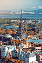 世界之窗巴黎铁塔摄影照片