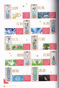 画画的小也♡采集到百变小樱魔术卡设定集