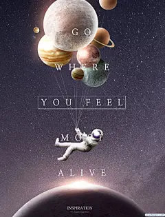 20款创意地球形海报星空星球宇宙星星太空宇航员瑜伽梦幻PSD设计素材