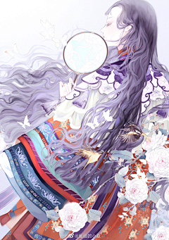 易生桐心采集到画画的小夏