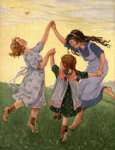 three dancing sister...
