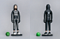 PUNKBUSTERS™ "Standard Edition" : We announced the first official selling product of Punk Busters that protects world peace with rock music.The design toy was made with two color (color & black) versions, I advanced illustration and graphic 