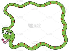 蛇,两只动物,边框,华丽的,野生动物,脊椎动物,动物,装饰物,艺术品,绘制