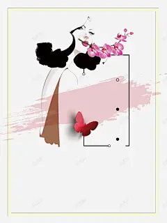 服装服装定制海报背景 淘宝女装 绣花 背景 设计图片 免费下载 页面网页 平面电商 创意素材