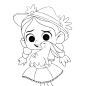 bunny Character Character design  cute digital girl ILLUSTRATION  iPad Procreate