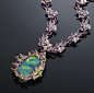 Lot 1610 – A MULTI-GEM ‘LIFE IS BUT A DREAM’ NECKLACE, BY WALLACE CHAN