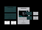 brand branding  business card design emerald graphic identity Interior poster studio