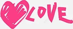卡通手绘心爱情love矢量图 页面网页 平面电商 创意素材