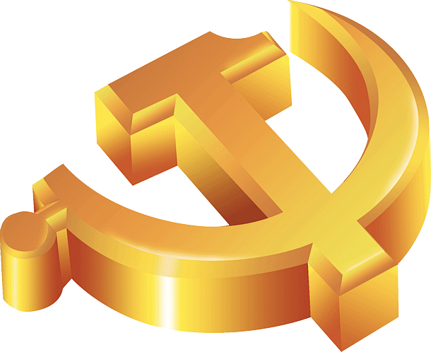 立体党徽png