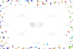 分离着色,五彩纸屑,白色背景,请柬,事件,周年纪念,金属片,落下,问候