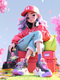 haodakuaifeizhurou_Super_cute_cool_girl_sitting_sideways_on_the_f549be1a-343a-4918-bde9-f6f5116a1f60.png (928×1232)