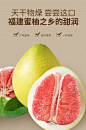 电商淘宝柚子红肉蜜柚水果生鲜详情页-众图网