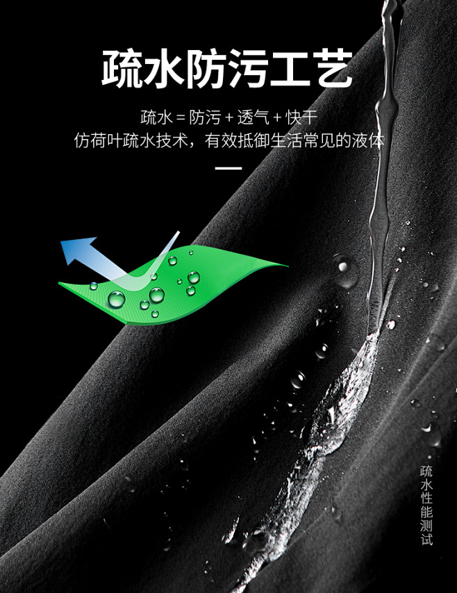 布衣传说黑科技防污四面弹休闲裤子男韩版潮...