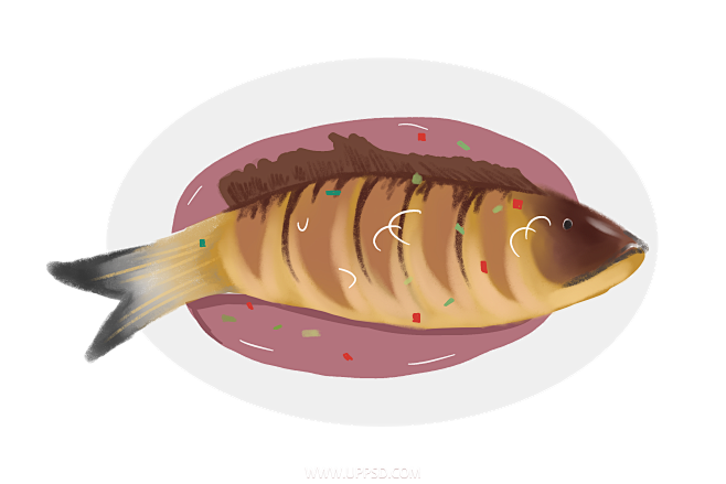 美食插画PNG图片