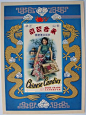 Shanghai girl used in advertisement and labels for  CHINESE CANDIES, Vintage Candy Box Label