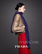 普拉达(Prada) 2014早秋系列广告大片模特：Amanda Murphy摄影师：Ishi