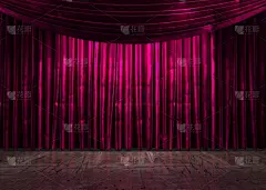 窗帘,舞台,红色,古典戏剧,歌剧,古典音乐会,天鹅绒,正面视角,流行音乐会,艺术