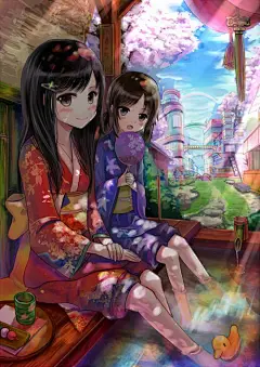 一组民族服装的插画图片 - 插画图片_插画师_插画壁纸_场景插画_yidodo.net - 意兜兜